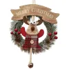 Christmas decorations: Creative rattan rings, bells, window displays, glass doors, wall hangers, scene arrangements, garland, old man, snowman Item Picture